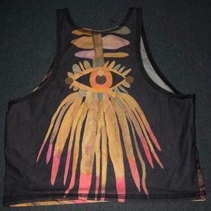 teeki Tops - Jungle eye mermaid tank teeki Tops - Jungle eye mermaid tank